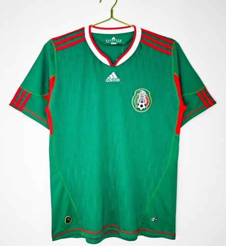 2010 Retro Version Mexico Home Green Thailand Soccer Jersey AAA-522/710