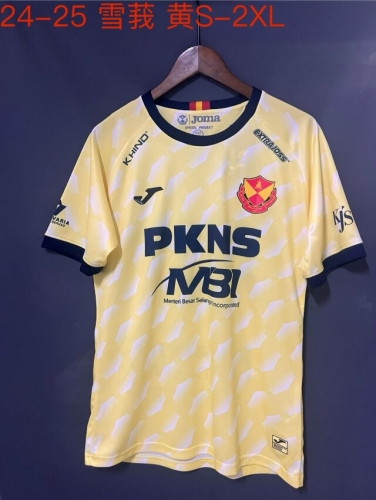 2024/25 Selangor Yellow Thailand Soccer Jersey AAA-709
