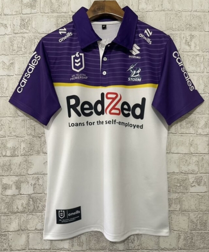 2024 Melbourne Away Purple & White Thailand Rugby-805
