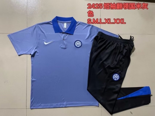 2024/25 Inter Milan Blue Thailand Polo Uniform-815