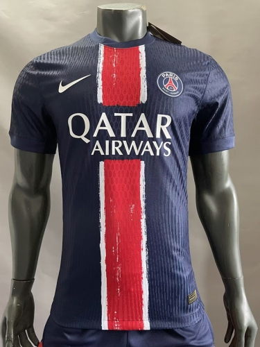 Player Version 2024/25 Paris SG Home Blue Thailand Soccer Jersey AAA-703/416/MY