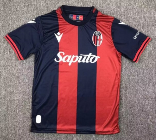 2024/25 Bologna FC 1909 Home Black & Red Thailand Soccer Jersey AAA-417
