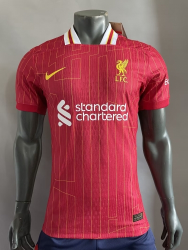 Player Version 2024/25 Liverpool Home Red Thailand Soccer Jersey AAA-MY/416//703