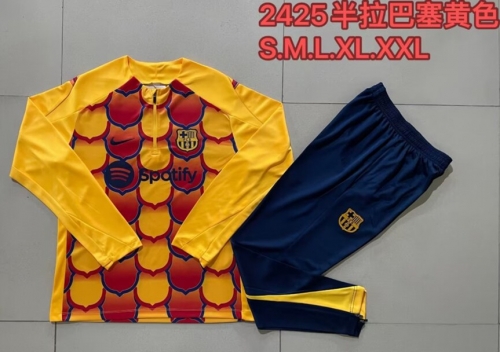 2024/25 Barcelona Red & Yellow Thailand Soccer Uniform-815