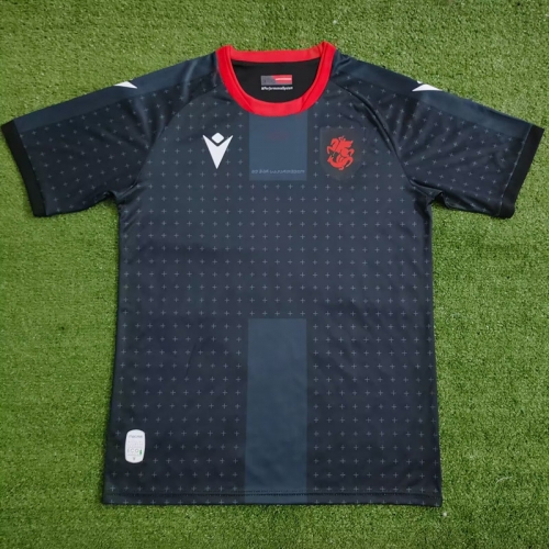 2024/25 Georgia 2nd Away Black Thailand Soccer Jersey AAA-1040/416/27