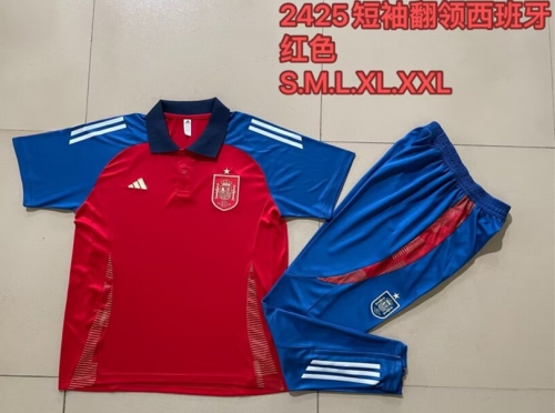 2024/25 Spain Red Thailand Polo Unifrom-815