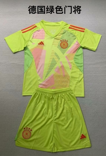 2024/25 Germany Goalkeeper Green Soccer Uniform-208