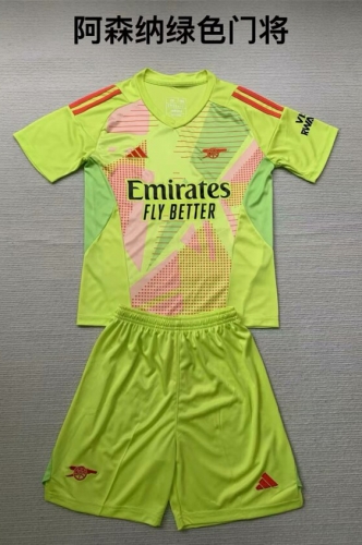 2024/25 Arsenal Goalkepeer Green Soccer Uniform-208