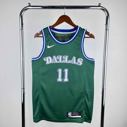 Retro Version Version NBA Dallas Mavericks Green #11 Jersey-311
