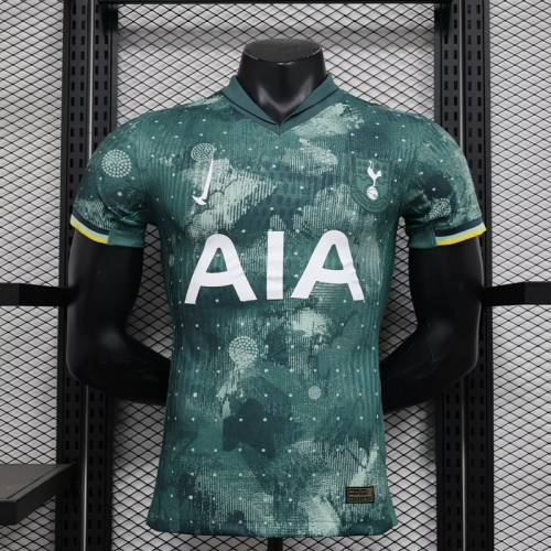 Player Version 2024/25 Tottenham Hotspur 2nd Away Green Soccer Jersey AAA-308/MY