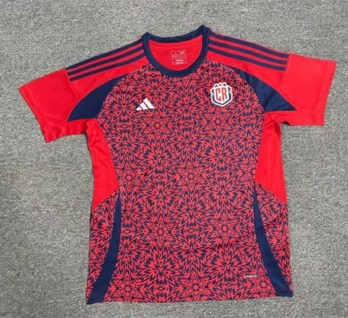 2024/25 Costa Rica Home Red Thailand Soccer Jersey AAA-1040