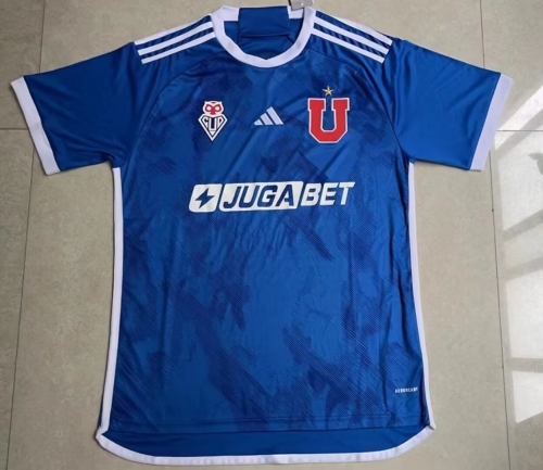 2024/25 Commemorative Version Club Universidad de Chile Home Blue Soccer Jersey AAA-301