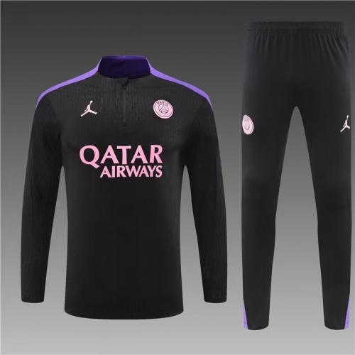 Player Version 2024/25 Paris SG Black & Purple Thailand Soccer Uniform-801
