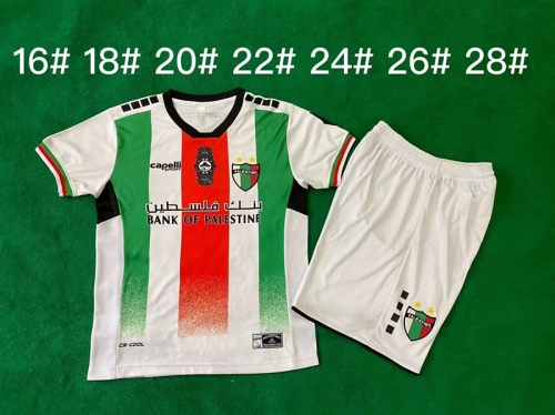 2024/25 Palestine Home Green & White Kids/Youth Soccer Uniform-38