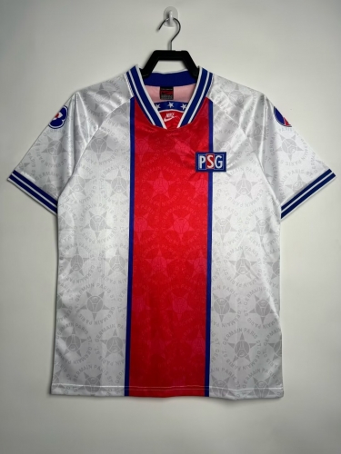 94-95 Retro Version Paris SG Away White Thailand Soccer Jerseys-503/811