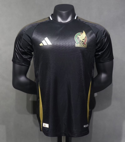 Player Special Version 2024/25 Mexico Black Thailand Soccer Jersey AAA-703