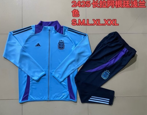 2024/25 Argentina Blue Soccer Jacket Uniform-815