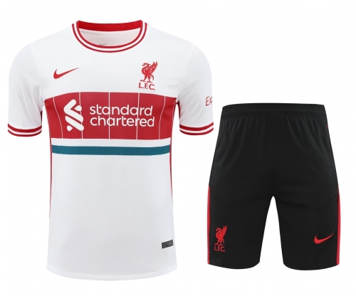 2024/25 Liverpool White Thailand Soccer Training Uniform-418