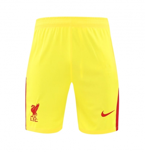 2024/25 Liverpool Yellow Thailand Soccer Shorts-418