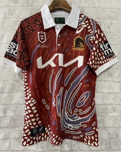 2024 Broncos Red Thailand Rugby Shirts-805