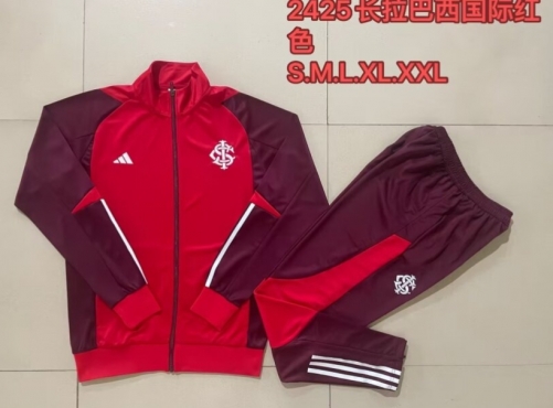 2024/25 Brazil SC Internacional Red Thailand Jacket Uniform-815