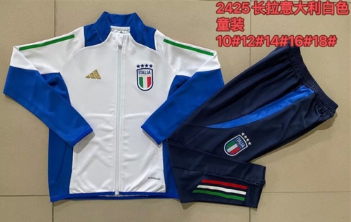 2024/25 Italy White Kids/Youth Jacket Unifom-815