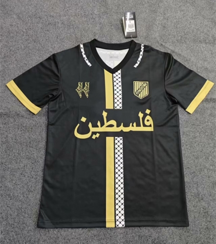 2024/25 Palestino Black Thailand Soccer Jersey AAA-518/47/38