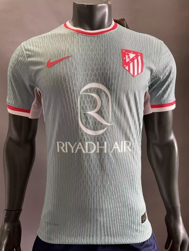 Player Verison 2024/25 Atletico Madrid Away Dray Thailand Soccer Jersey AAA-308/MY/703