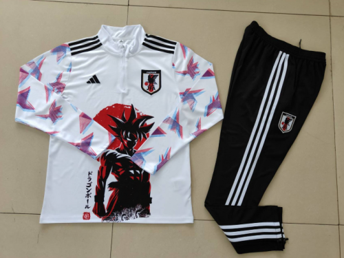 24/25 Japan White Thailand Soccer Tracksuit Uniform-GDP