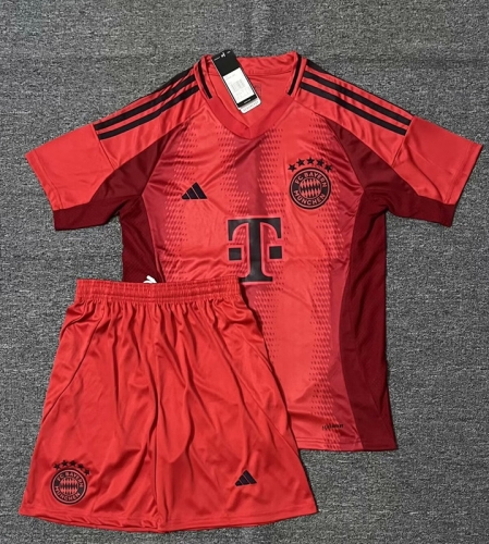 2024/25 Bayern München Home Red Soccer Uniform-315/302/516