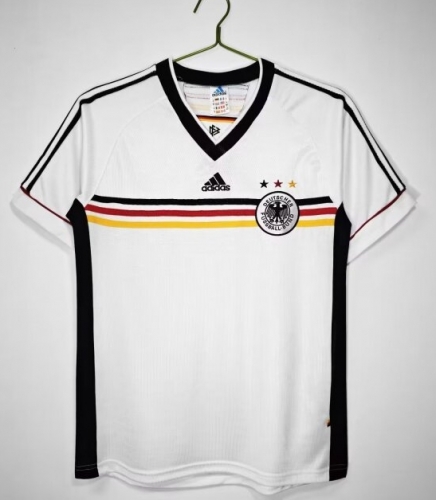 98 Retro Version Germany Home White Thailand Soccer Jersey AAA-710