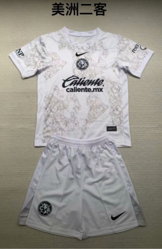 2024/25 Club American 2nd Away White Soccer Uniform-208