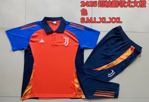 2024/25 Juventus Orange Thailand Soccer Polo Uniform-815