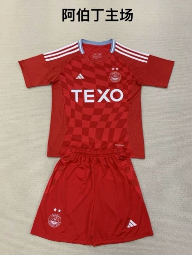 2024/25 Aberdeen Home Red Soccer Uniform-208