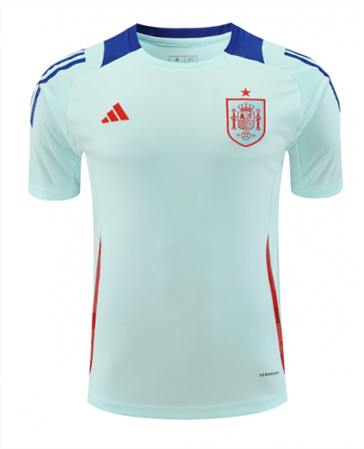 2024/25 Spain Light Blue Training Thailand Soccer Jersey-418