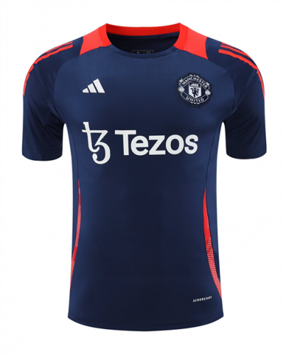 2024/25 Manchester United Royal Blue Thailand Soccer Training Jerseys-418