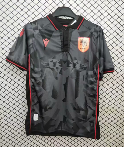 2024/25 Albania 2nd Away Black Thailand Soccer Jersey AAA-1095/312