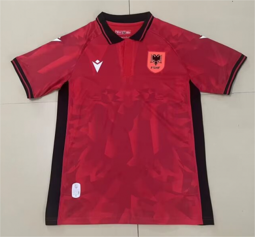 2024/25 Albania Home Red Thailand Soccer Jersey AAA-1095/312