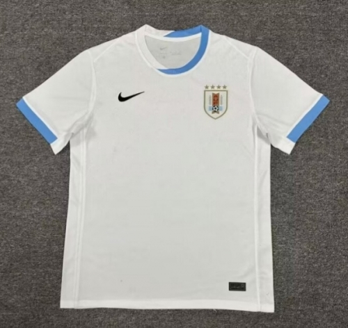 2024/25 Uruguay Away White Thailand Soccer Jersey AAA-1116/416/07