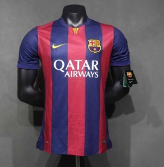 14-15 Retro Player Version Barcelona Home Red & Blue Thailand Soccer Jerseys-703