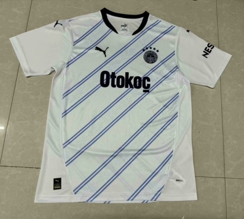 2024/25 Fenerbahçe Away White Thailand Soccer Jersey-BY