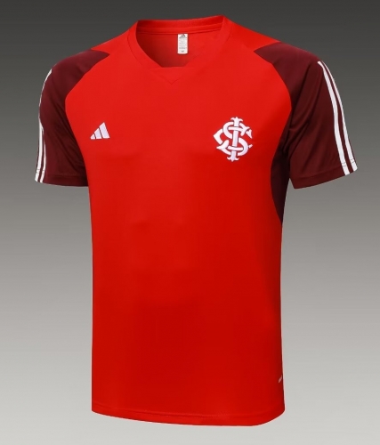 2024/25 Brazil SC Internacional Red Shorts-Sleeve Thailand Tracksuit-815