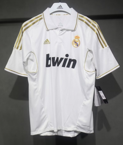 Player Retro Version 11-12 Real Madri Home White Thailand Soccer Jersey AAA-703