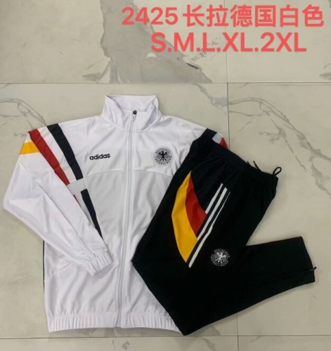 2024-25 Germany White Soccer Jacket Uniform-815