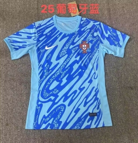 2024/25 Portugal Blue Thailand Soccer Jersey AAA-709