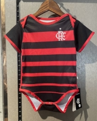 (Size 9-12) 2024/25 Flamengo Home Red & Black Baby Soccer Uniform-308