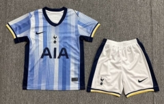 Kids 2024/25 Tottenham Hotspur Away Blue & White Kids/Youth Soccer Uniform-522