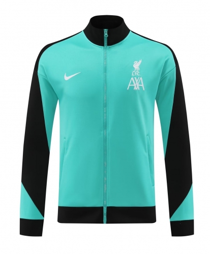 2024/25 Liverpool Green & Black Thailand Soccer Jacket Top-LH