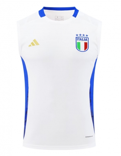 2024/25 Italy White Thailand Soccer Training Vest -418