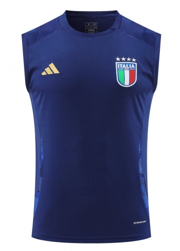 2024/25 Italy Royal Blue Thailand Soccer Training Vest-418